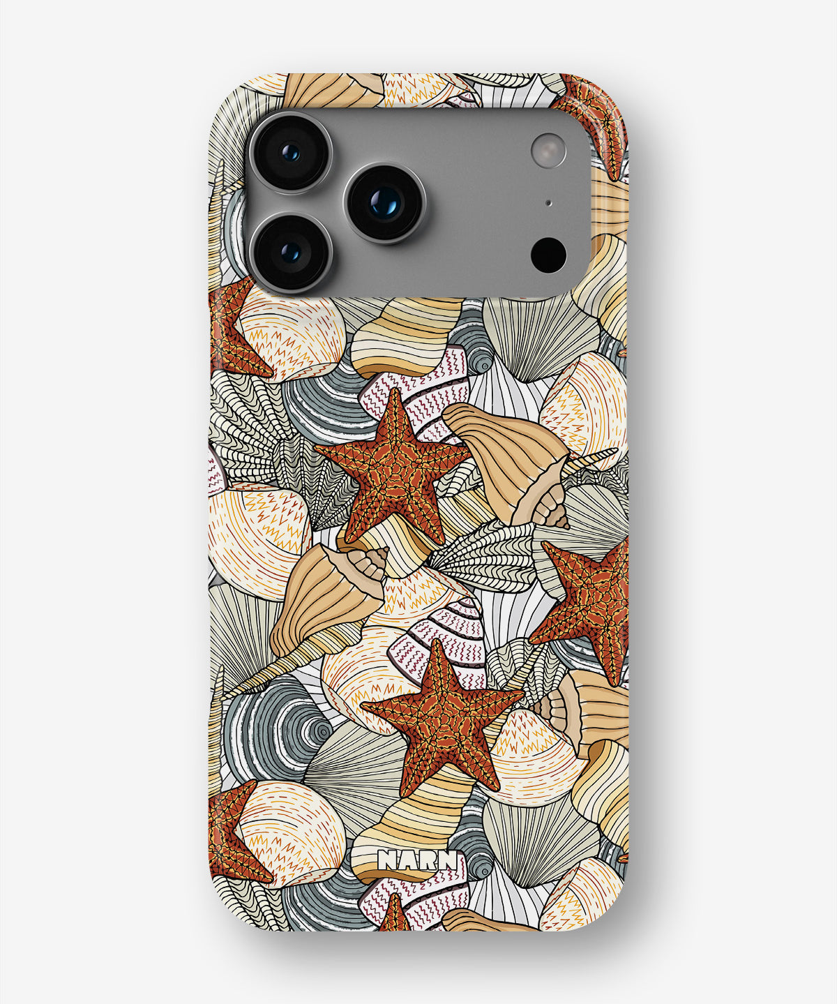 iPhone 18 Pro Max Slim Case - Sea Shells - View 1