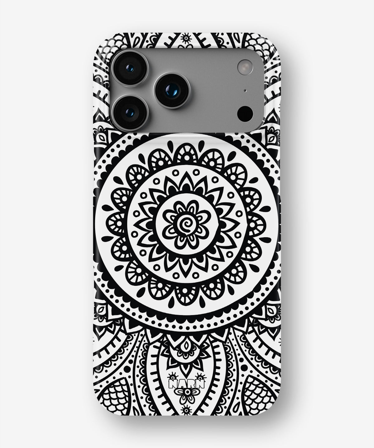 iPhone 18 Pro Max Slim Case - Henna Mandala - View 1