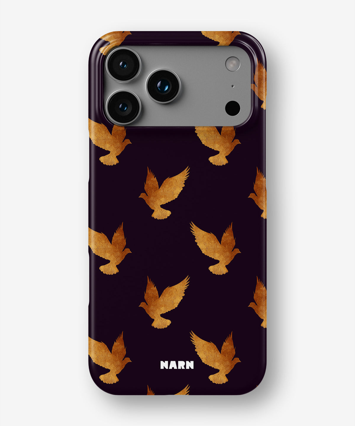 iPhone 18 Pro Max Slim Case - Royal Doves - View 1