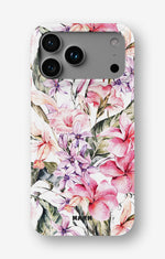 iPhone 18 Pro Max Slim Case - Watercolor Flowers - View 1