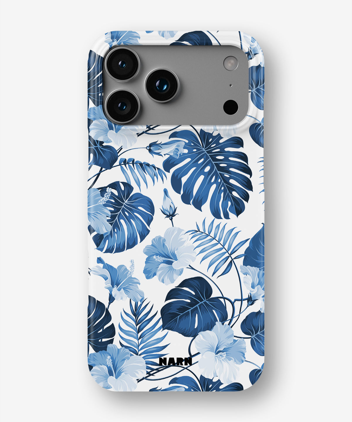 iPhone 18 Pro Max Slim Case - Blue Tropics - View 1