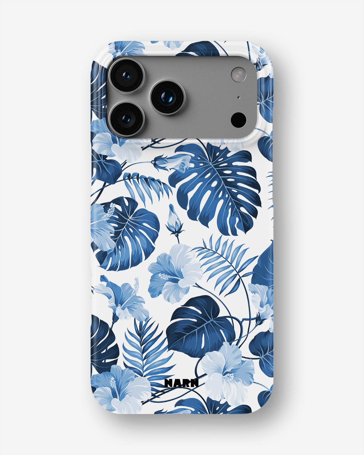 iPhone 18 Pro Max Slim Case - Blue Tropics - View 1