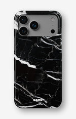 iPhone 18 Pro Max Slim Case - Black Marble - View 1