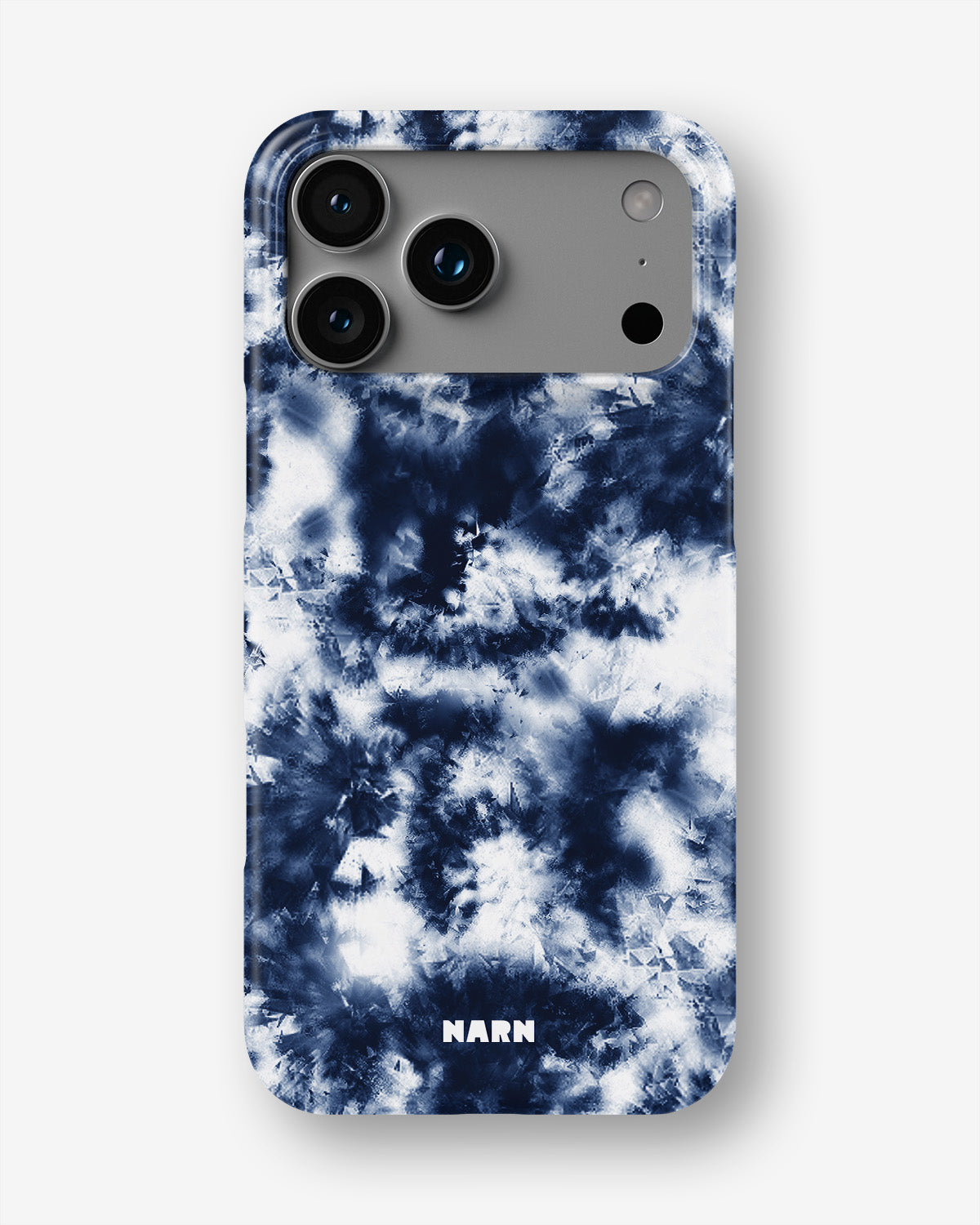iPhone 18 Pro Max Slim Case - Tie Dye Blue - View 1