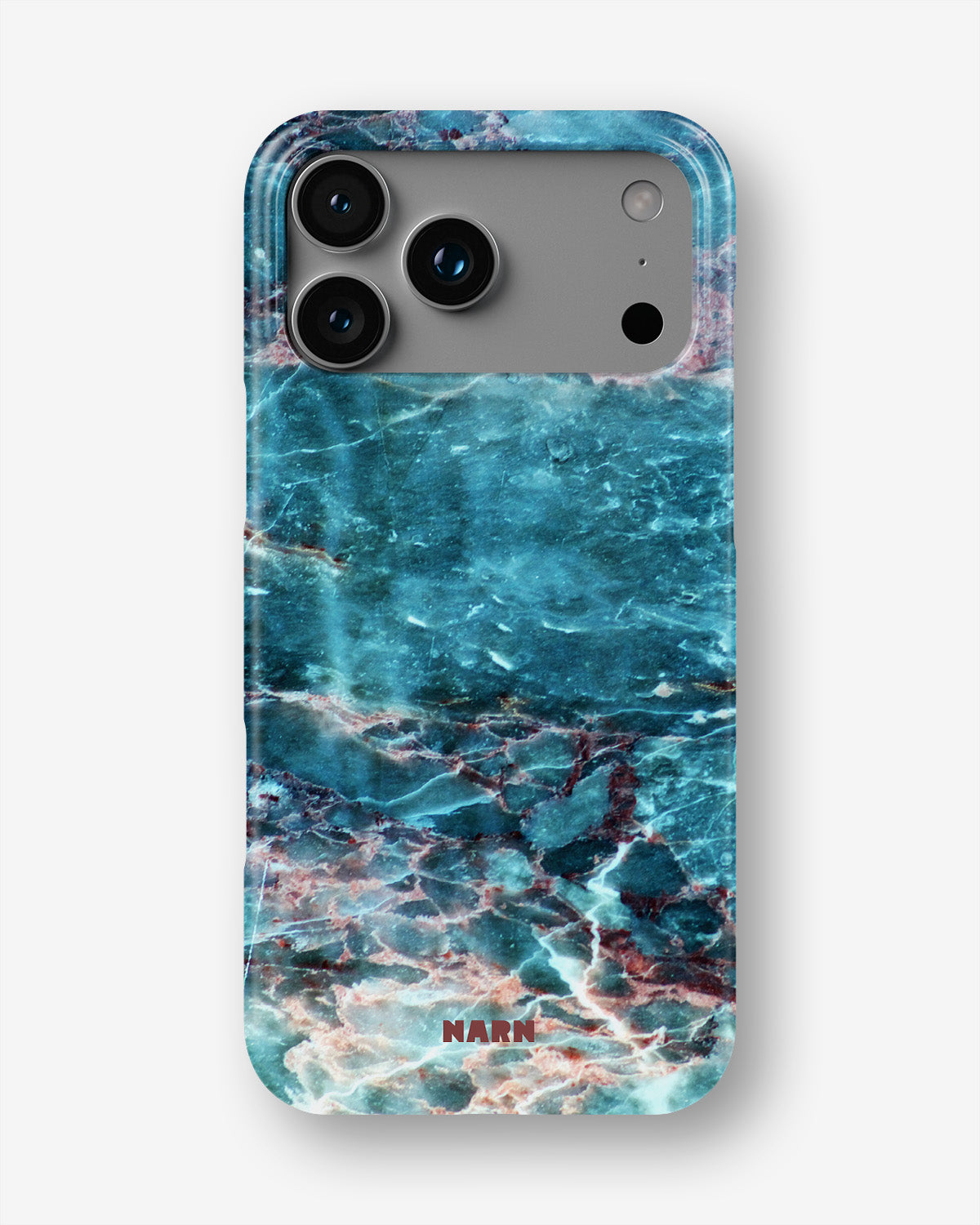 iPhone 18 Pro Max Slim Case - Icy Marble - View 1