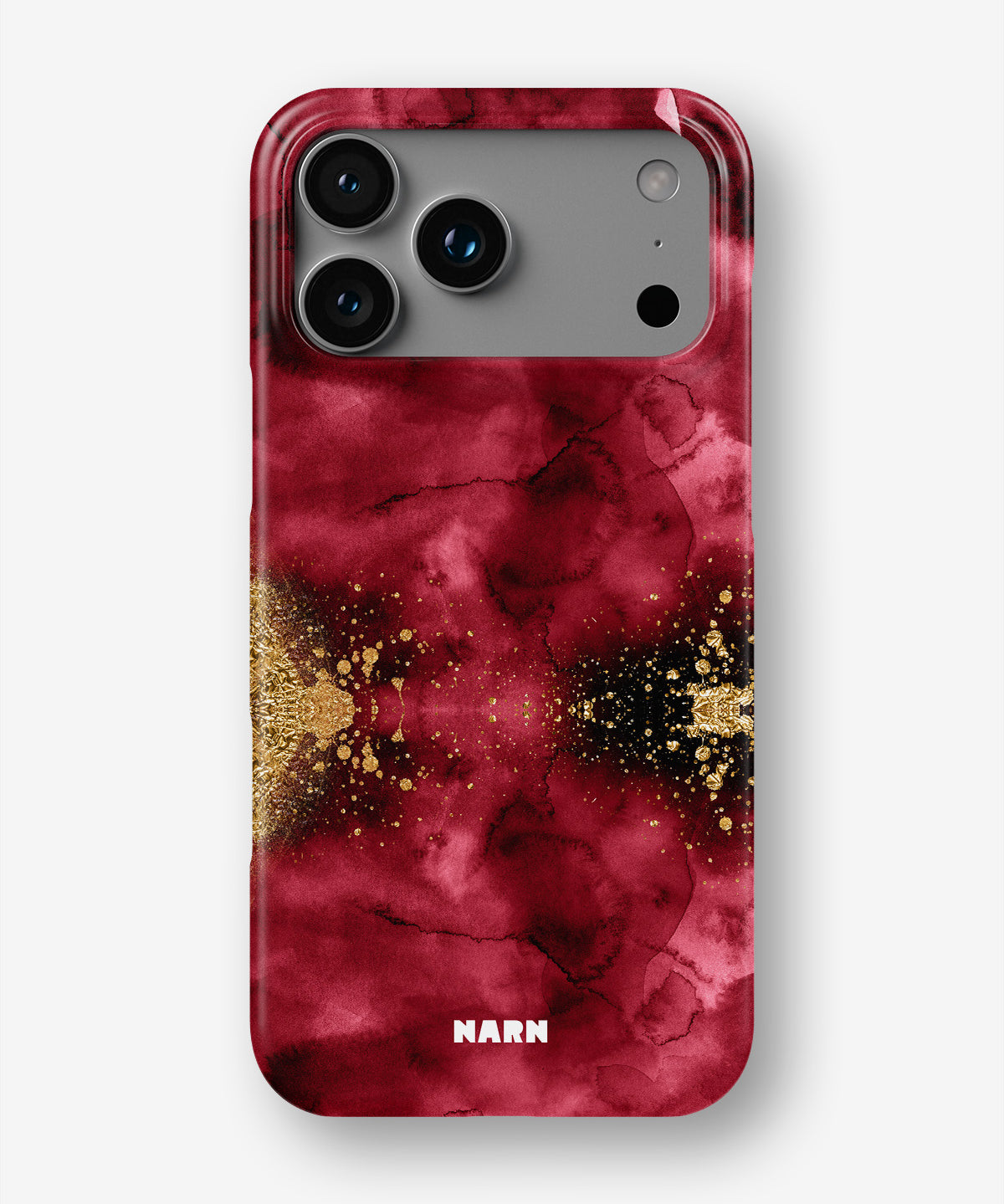 iPhone 18 Pro Max Slim Case - Burgendy Shimmer - View 1