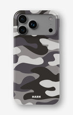 iPhone 18 Pro Max Slim Case - Grey Camo - View 1