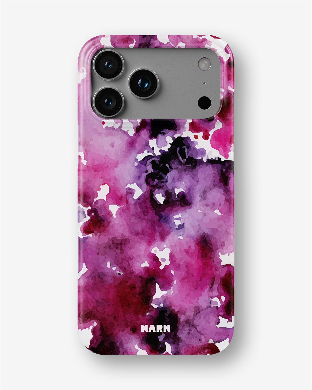 iPhone 18 Pro Max Slim Case - Floral Splash - View 1