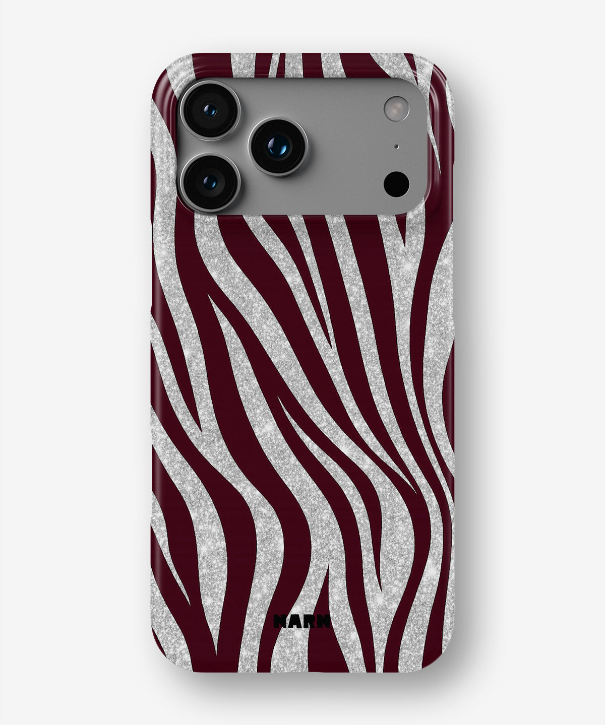 iPhone 18 Pro Max Slim Case - Velvet Zebra - View 1