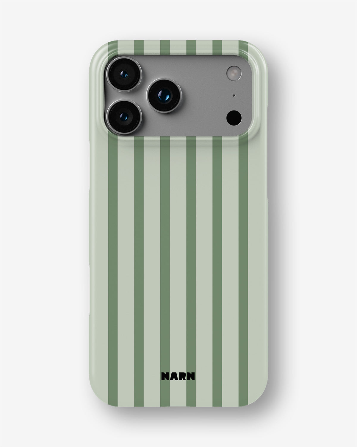 iPhone 18 Pro Max Slim Case - Sage Stripes - View 1