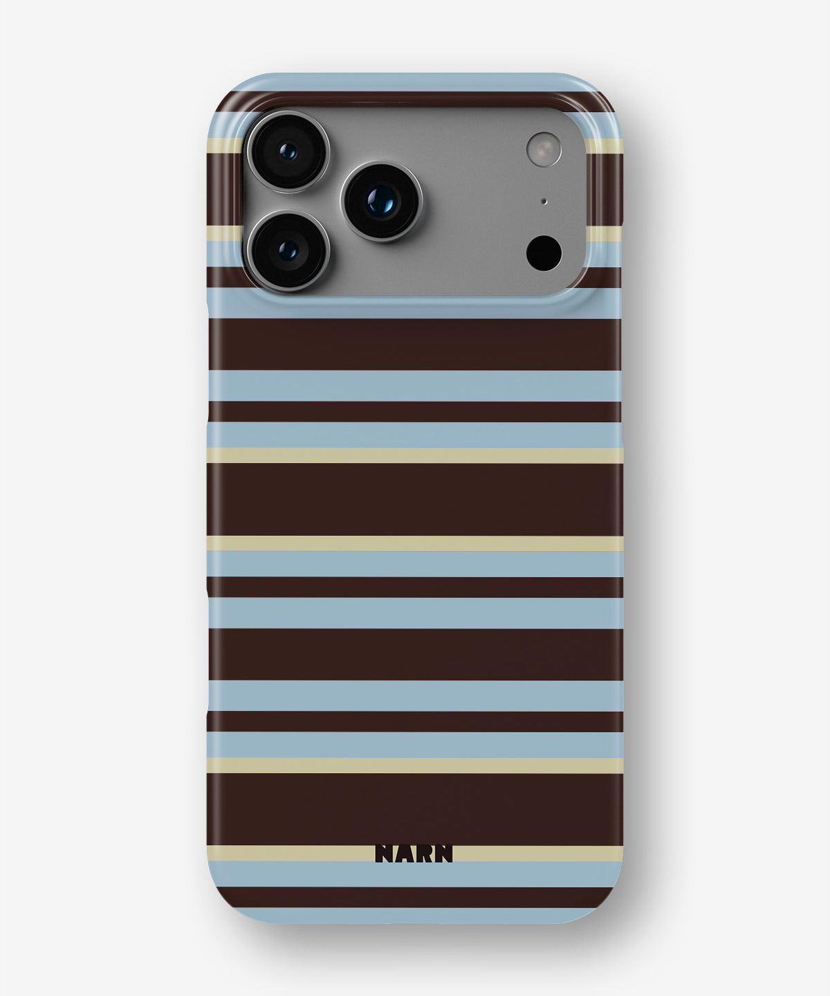 iPhone 18 Pro Max Slim Case - Latte Lines - View 1