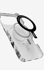 iPhone 18 Pro Max Slim Case - Black & White Bloom - View 2