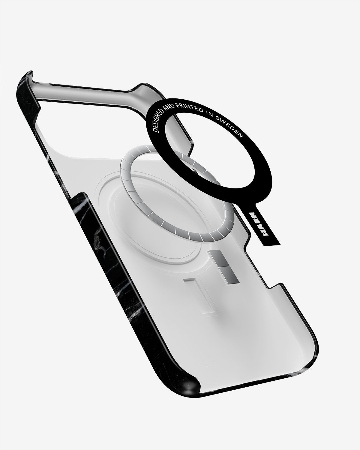iPhone 18 Pro Max Slim Case - Black Marble - View 2