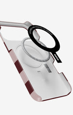 iPhone 18 Pro Max Slim Case - Cranberry Stripe - View 2