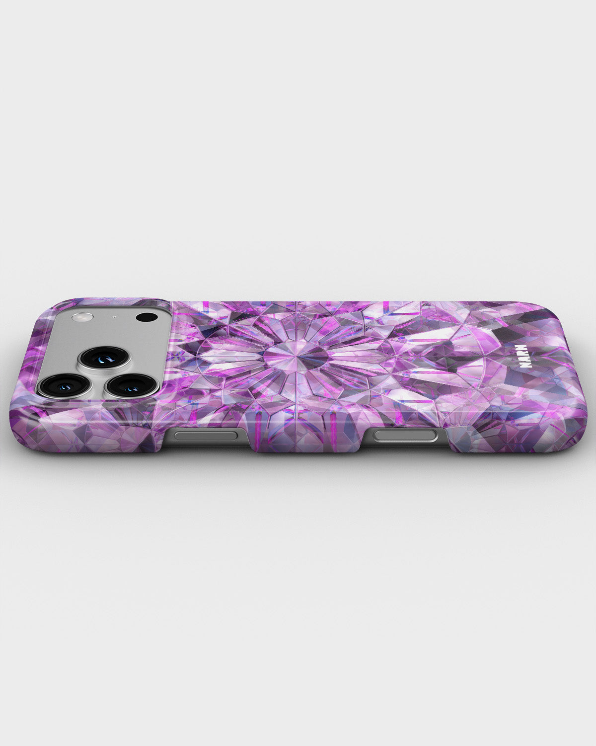 iPhone 18 Pro Max Slim Case - Lavender Crystals - View 3