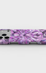 iPhone 18 Pro Max Slim Case - Lavender Crystals - View 3