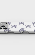 iPhone 18 Pro Max Slim Case - Blue Turtles - View 3