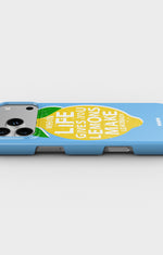 iPhone 18 Pro Max Slim Case - Lemon Quote - View 3