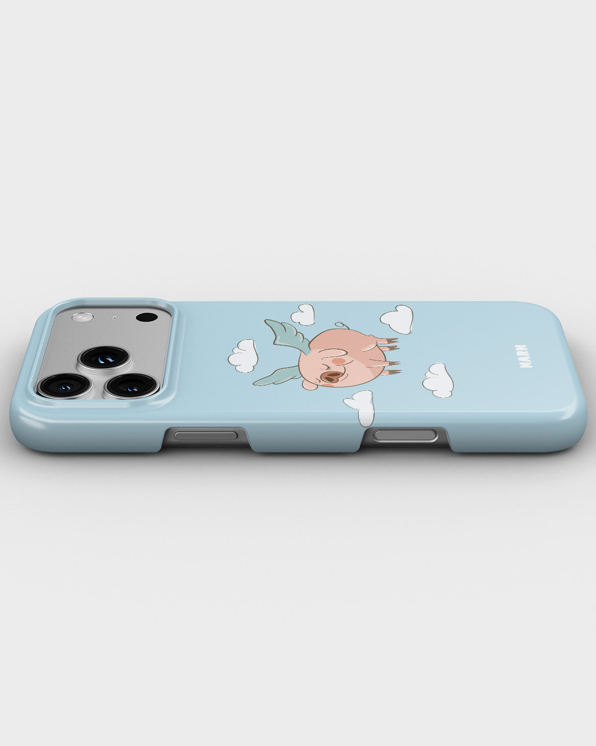 iPhone 18 Pro Max Slim Case - Dreamy Pig - View 3