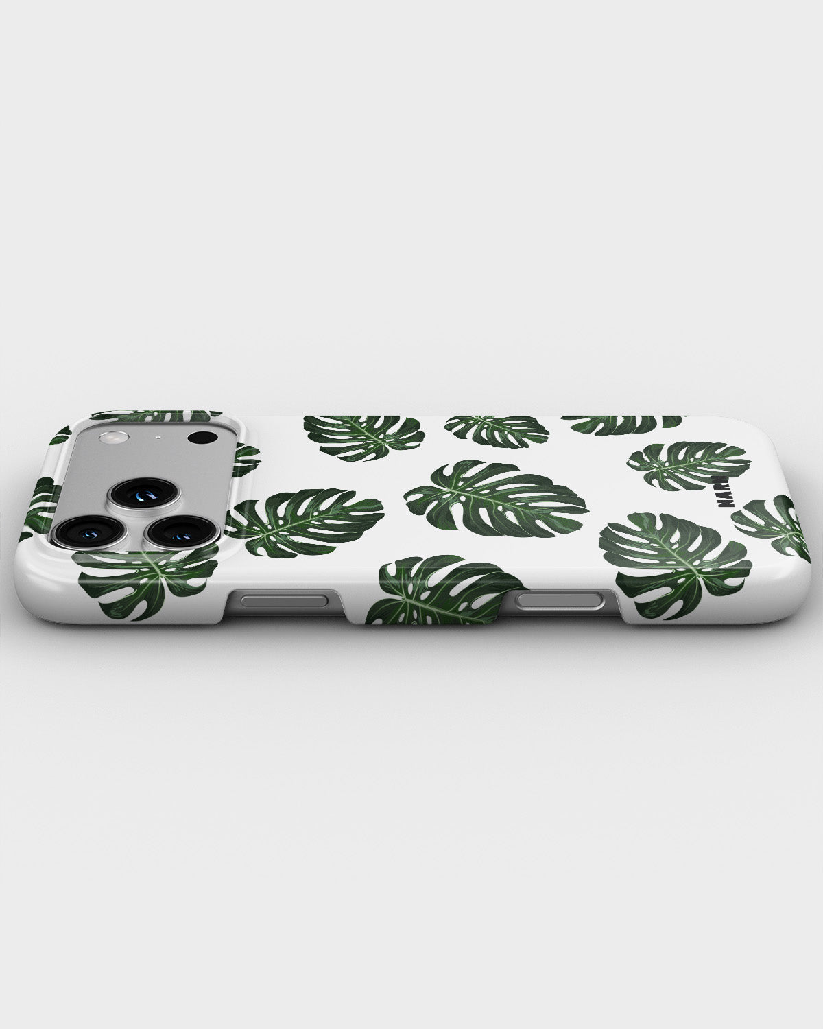 iPhone 18 Pro Max Slim Case - Monstera Pattern - View 3