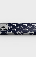 iPhone 18 Pro Max Slim Case - Deep Blue Voyage - View 3