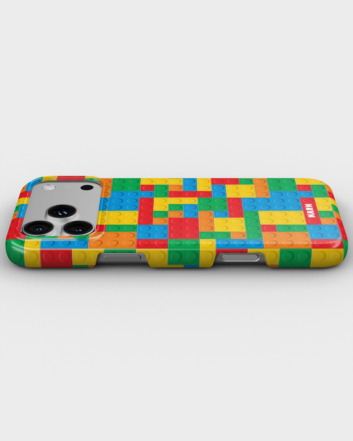 iPhone 18 Pro Max Slim Case - Building Bricks - View 3