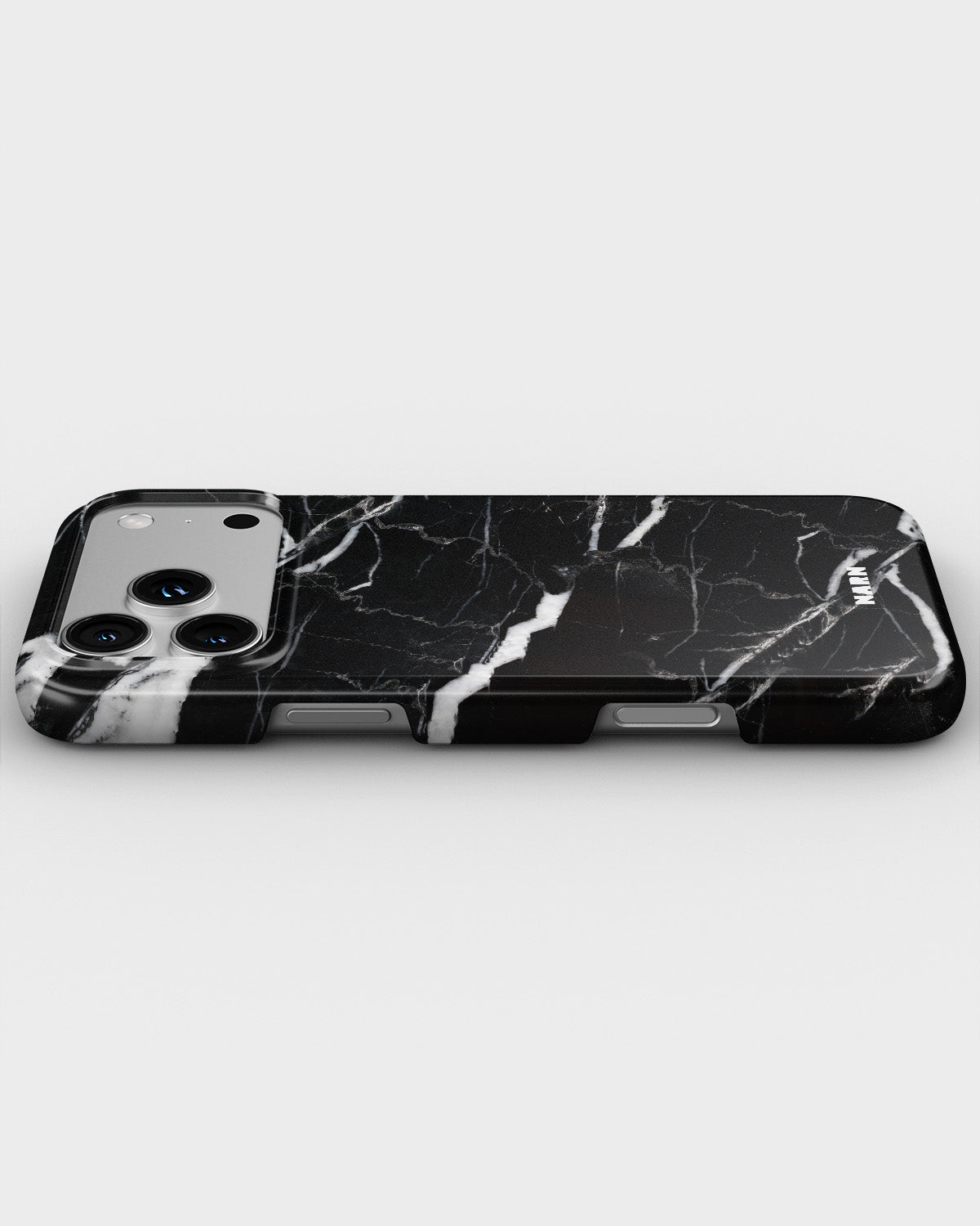 iPhone 18 Pro Max Slim Case - Black Marble - View 3