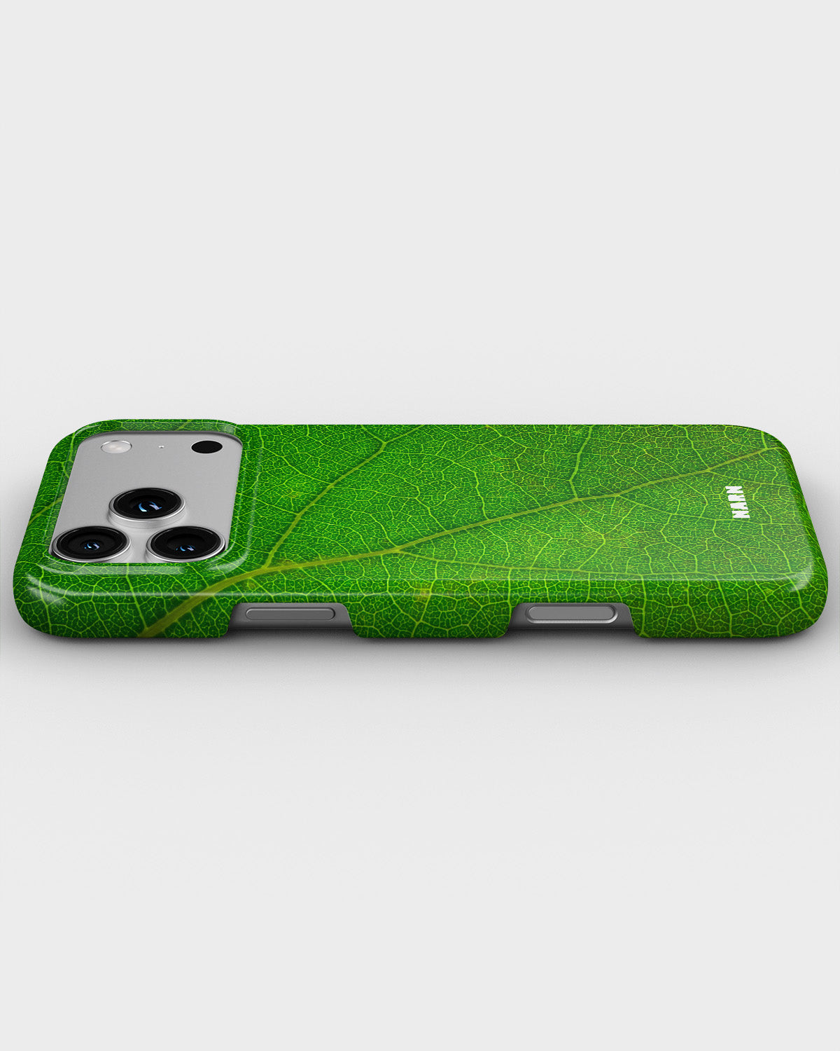 iPhone 18 Pro Max Slim Case - Green Leafy - View 3