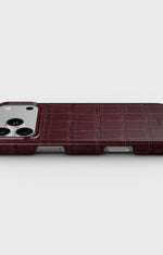 iPhone 18 Pro Max Slim Case - Rouge Croc - View 3