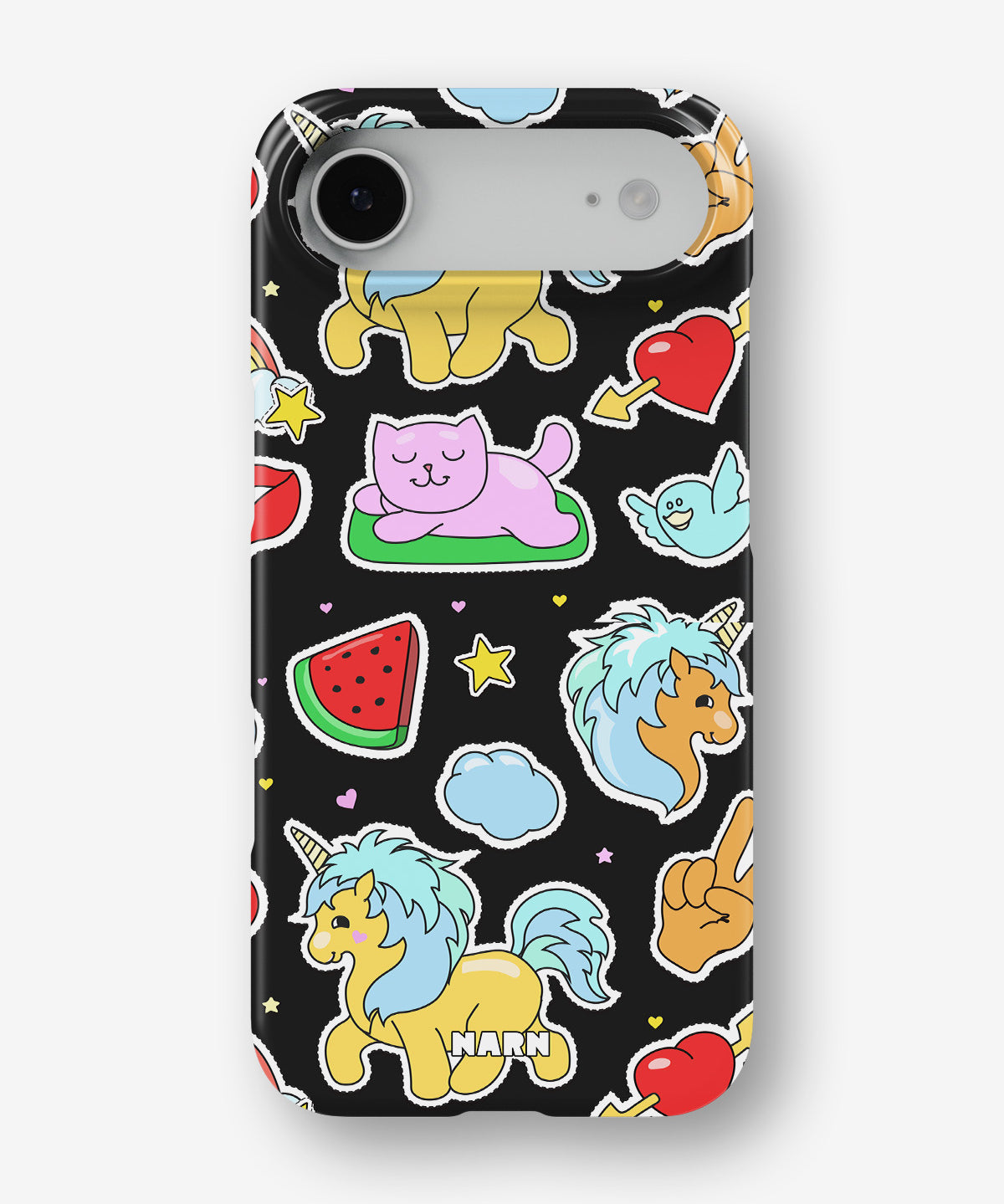iPhone Air Slim Case - Cute Stickers - View 1