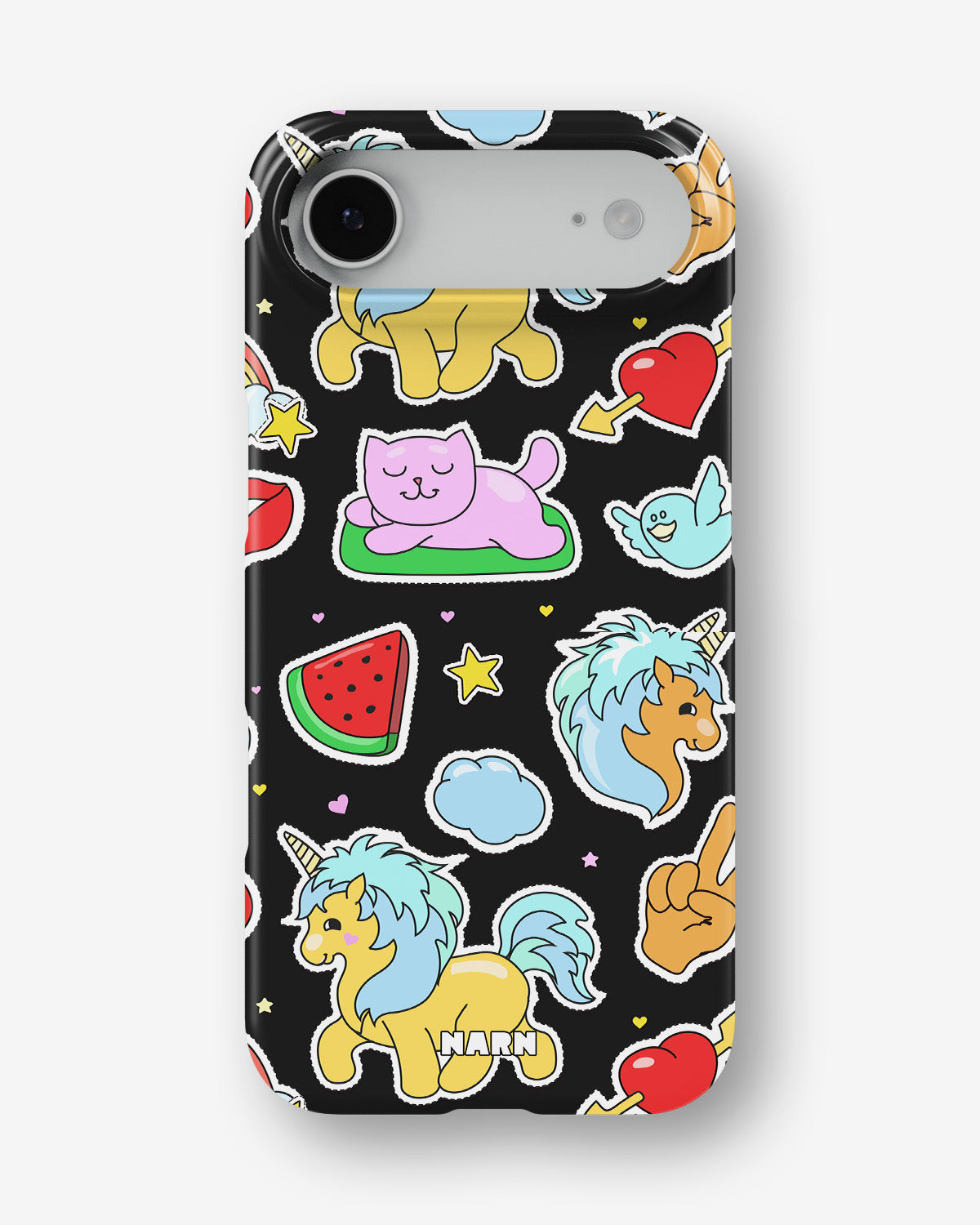 iPhone Air Slim Case - Cute Stickers - View 1