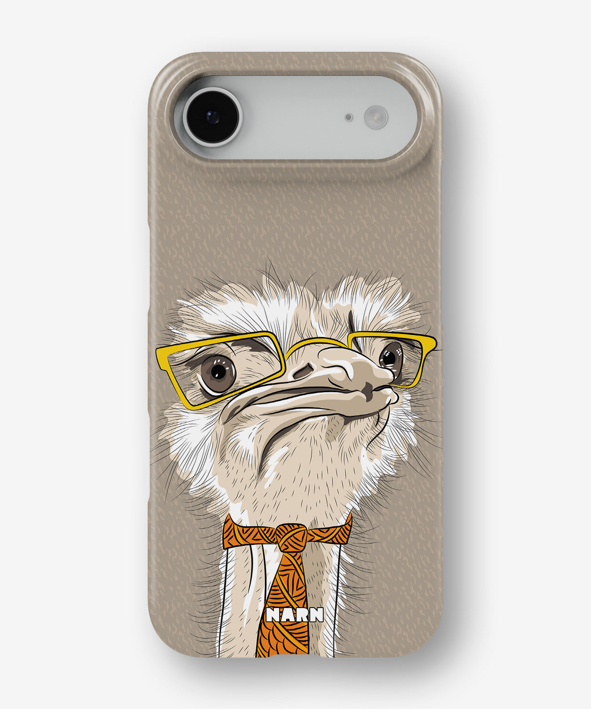 iPhone Air Slim Case - Hipster Ostrich - View 1