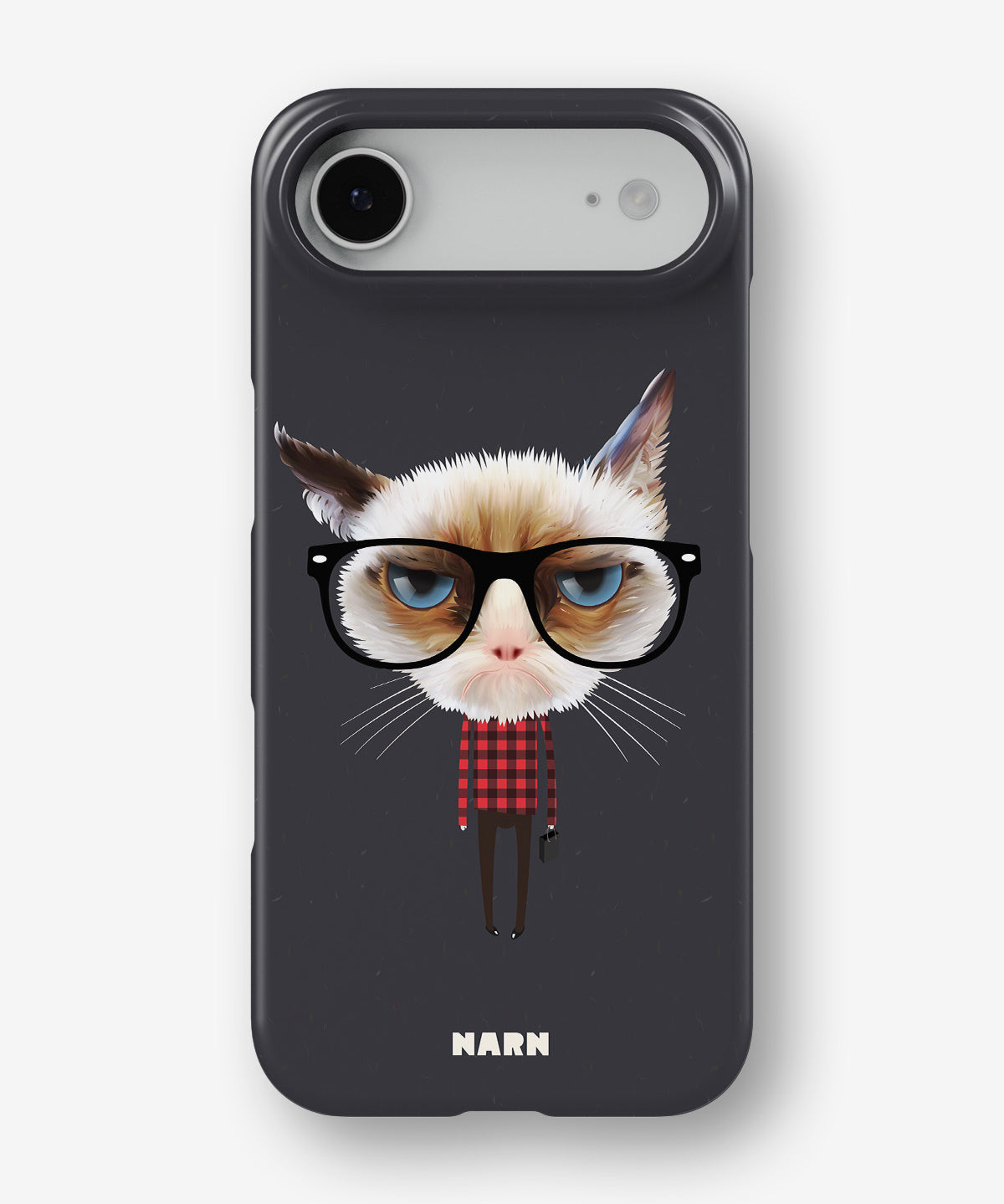 iPhone Air Slim Case - Hipster Cat - View 1
