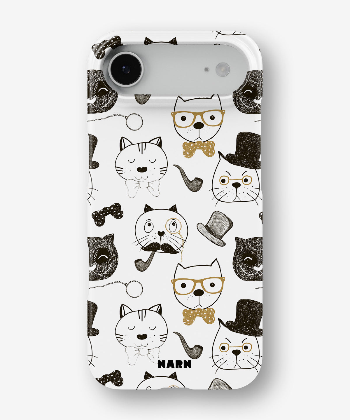 iPhone Air Slim Case - Cartoon Cats - View 1