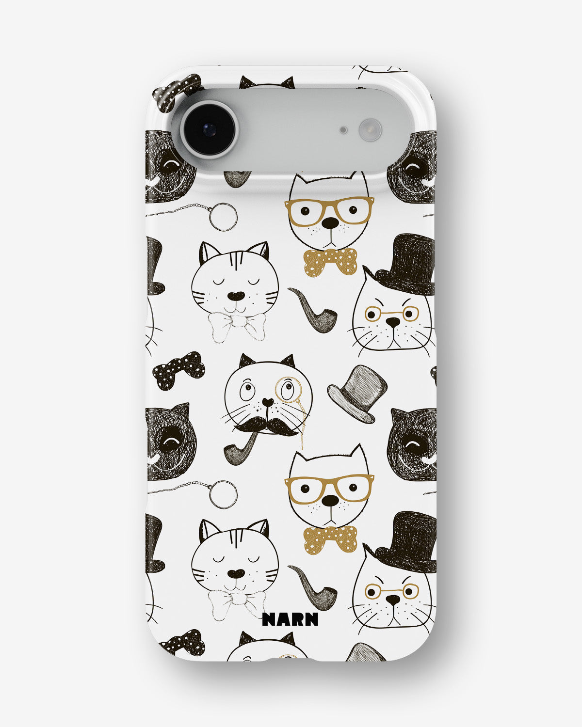 iPhone Air Slim Case - Cartoon Cats - View 1