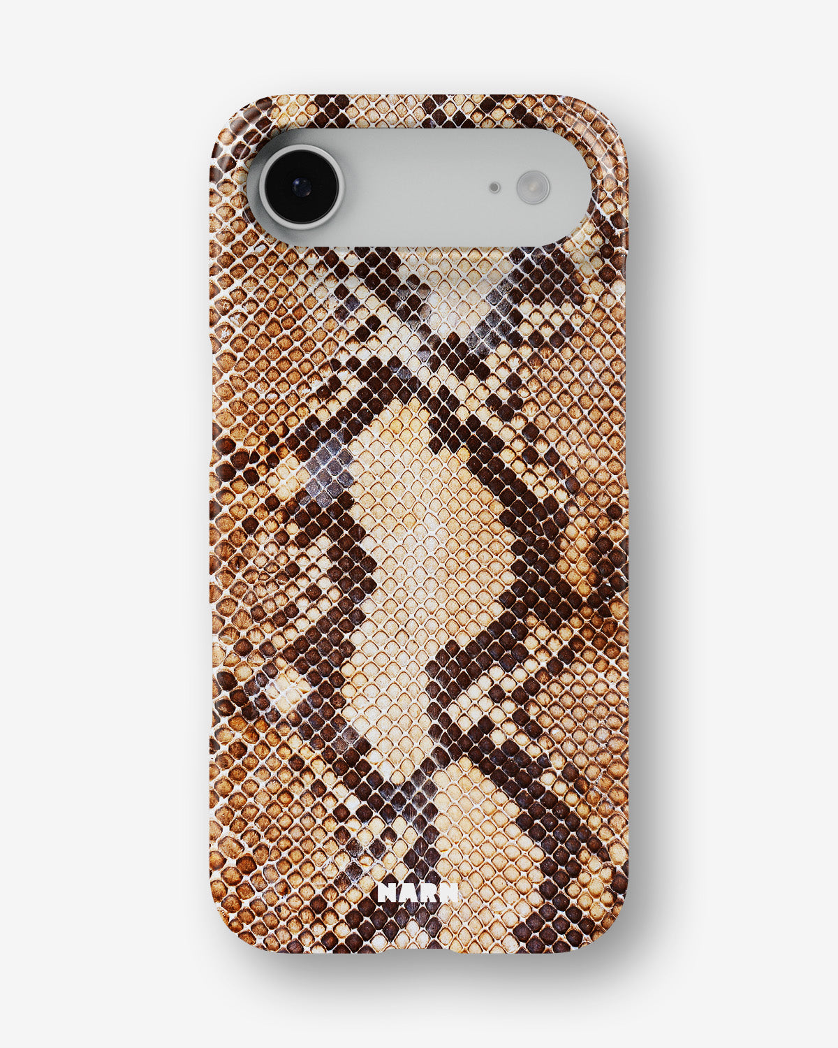 iPhone Air Slim Case - Brown Snakeskin - View 1