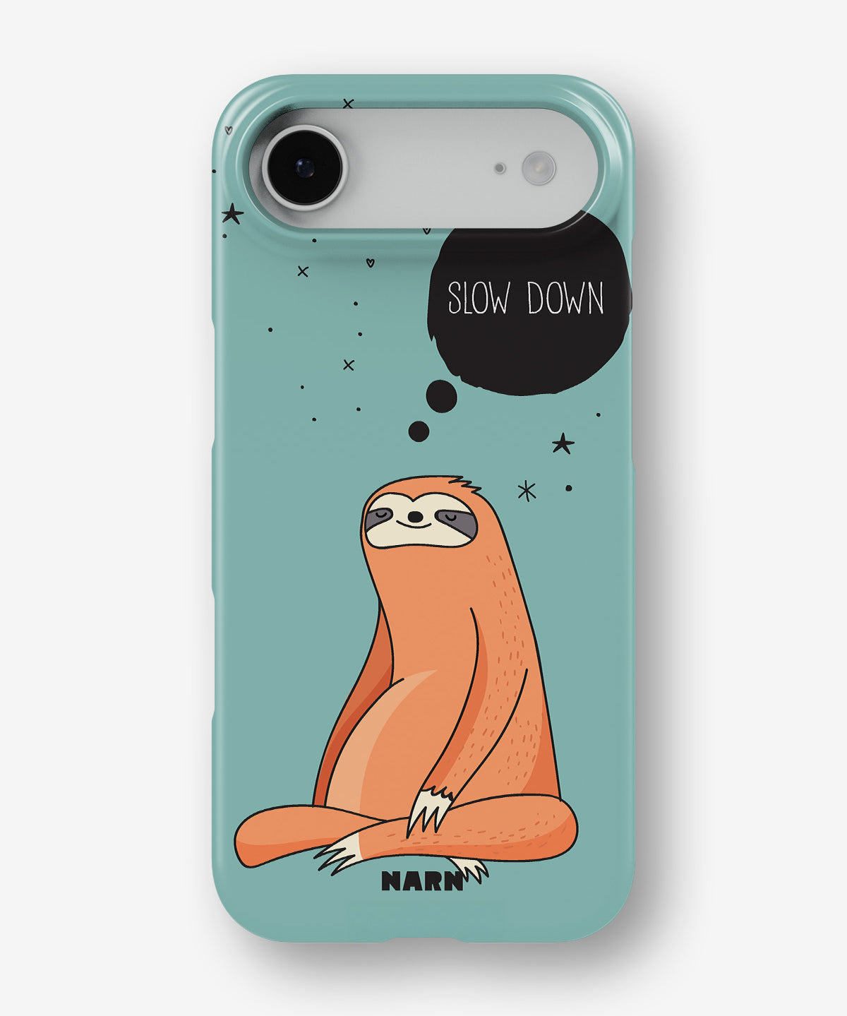 iPhone Air Slim Case - Slow Down Sloth - View 1