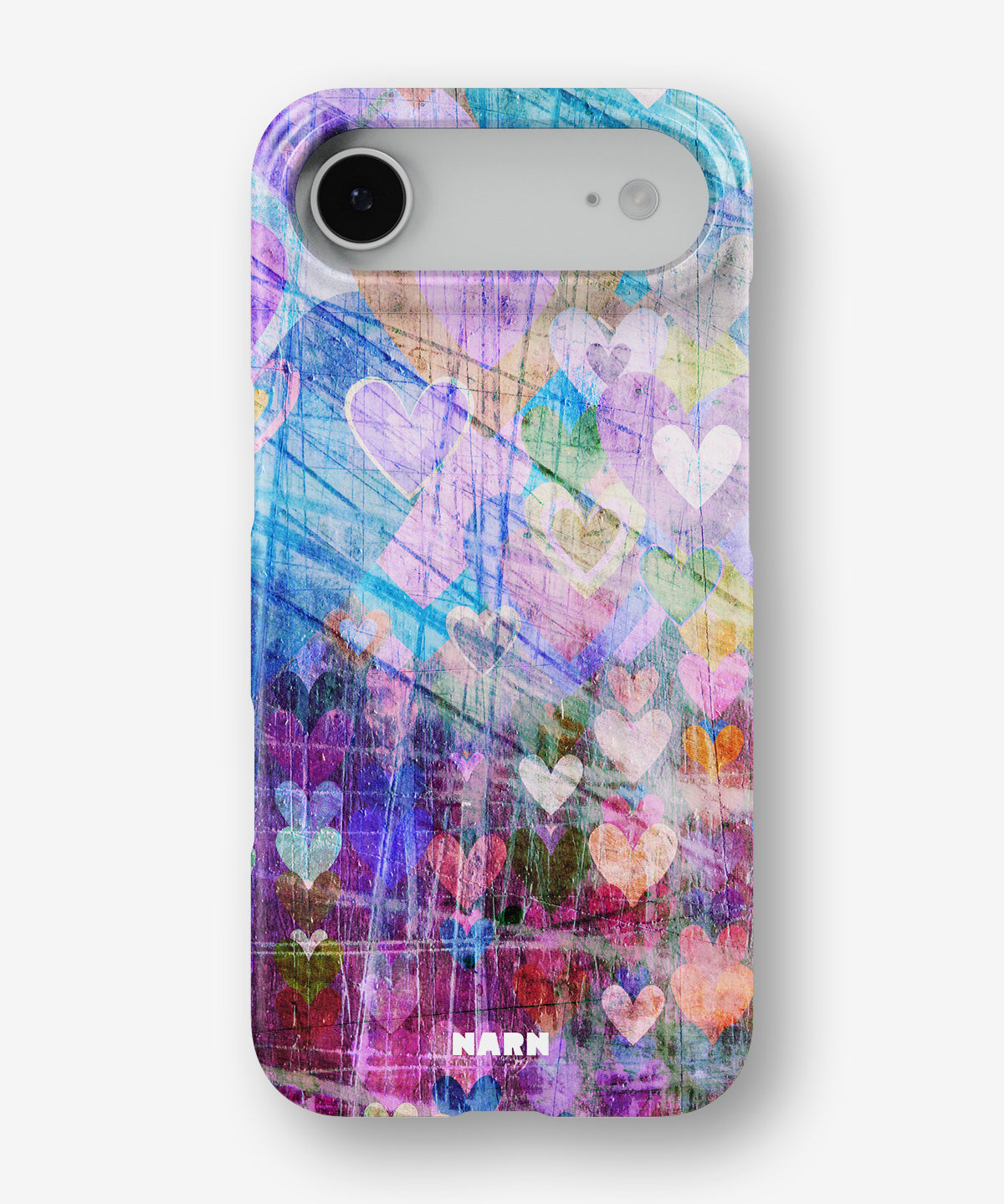 iPhone Air Slim Case - Purple Hearts - View 1