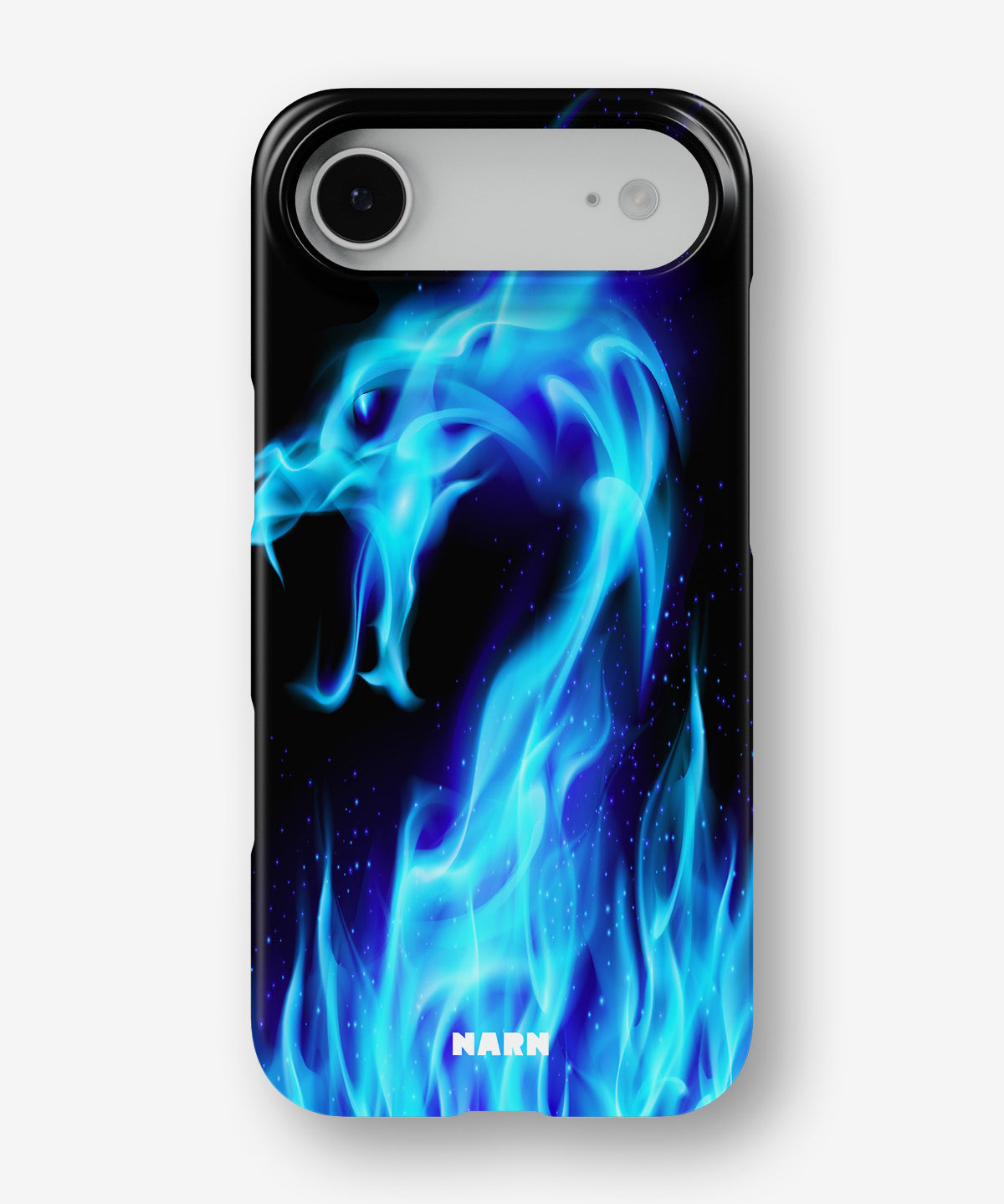 iPhone Air Slim Case - Blue Flames Dragon - View 1