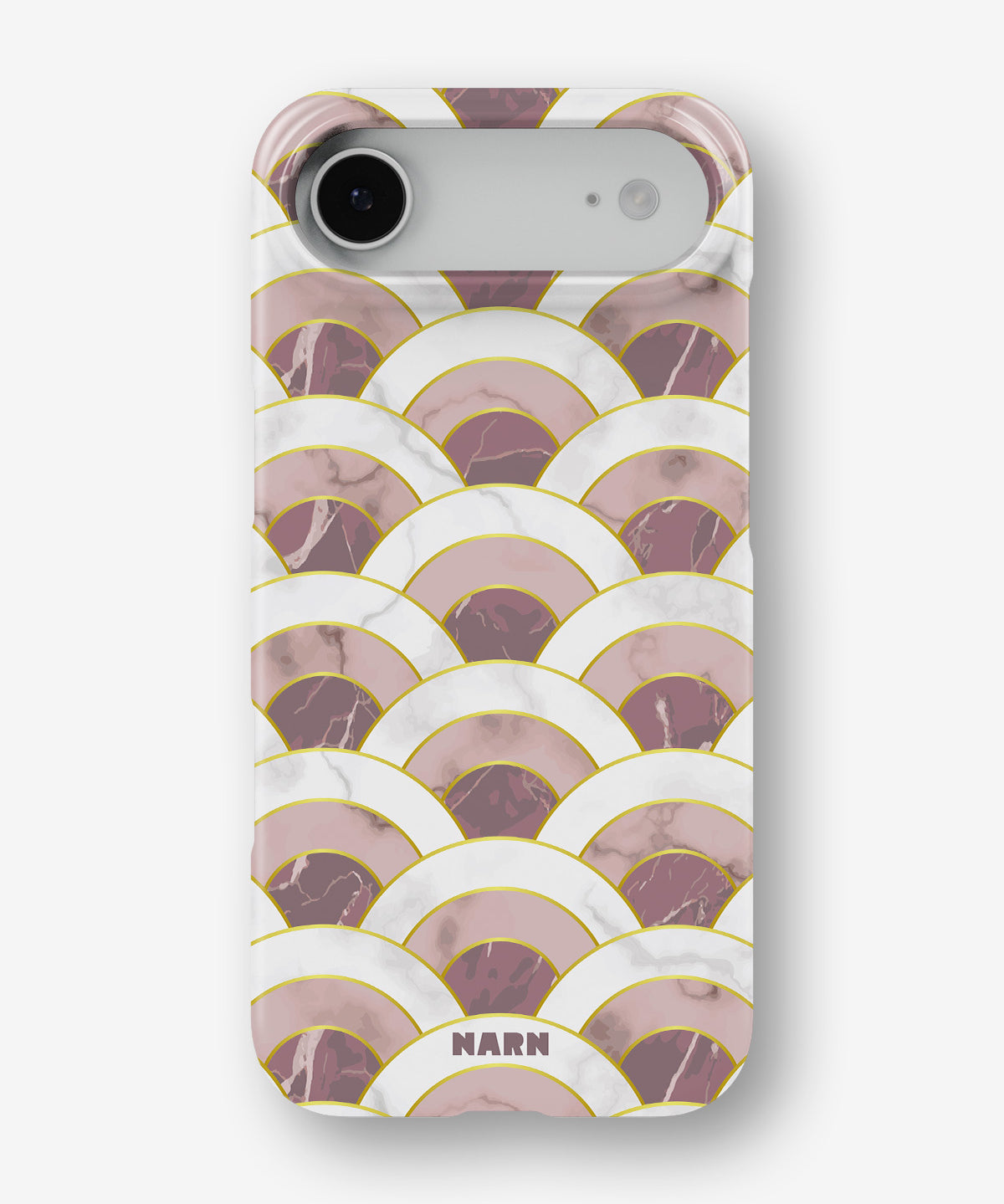 iPhone Air Slim Case - Pink Marble Waves - View 1
