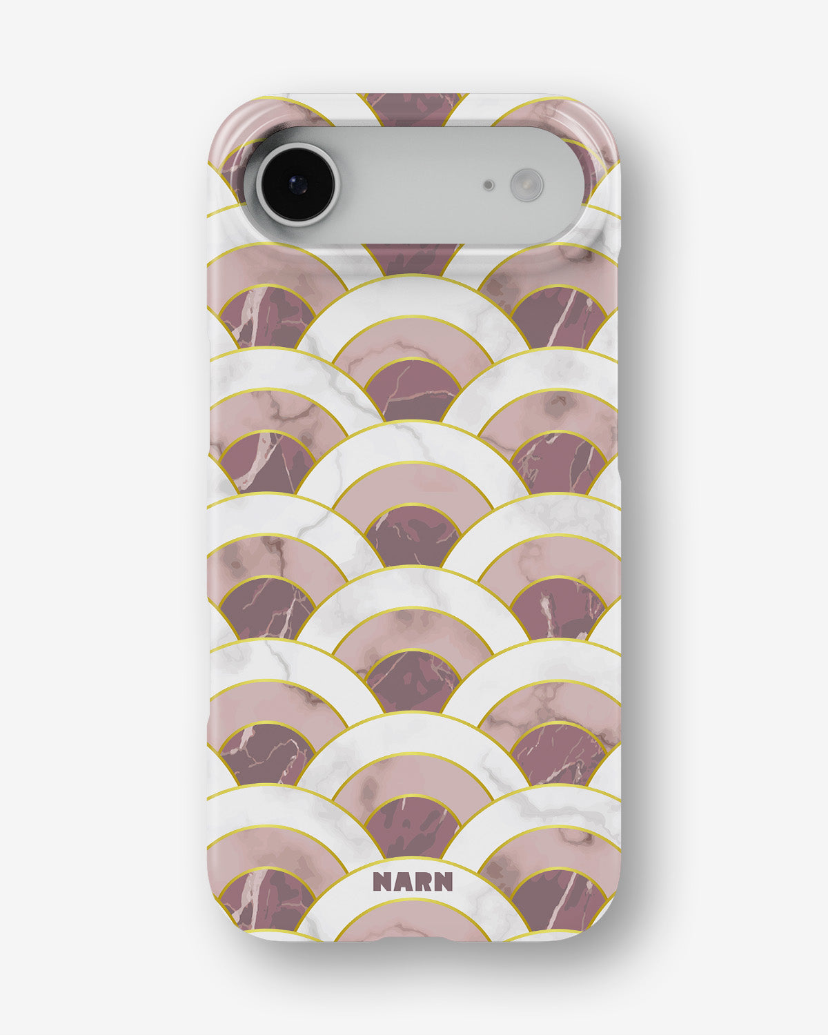 iPhone Air Slim Case - Pink Marble Waves - View 1
