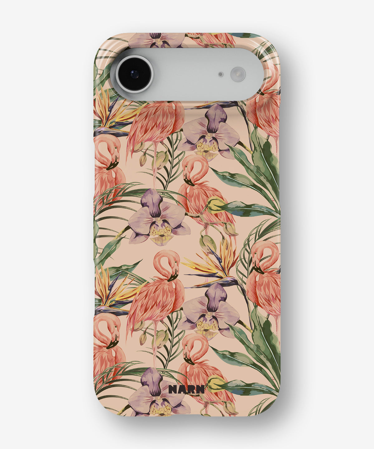 iPhone Air Slim Case - Flamingos & Flowers - View 1