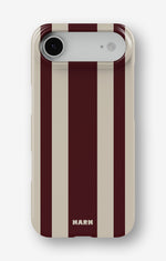 iPhone Air Slim Case - Bordeaux Stripe - View 1