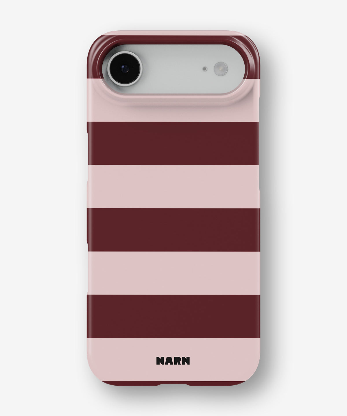 iPhone Air Slim Case - Cranberry Stripe - View 1