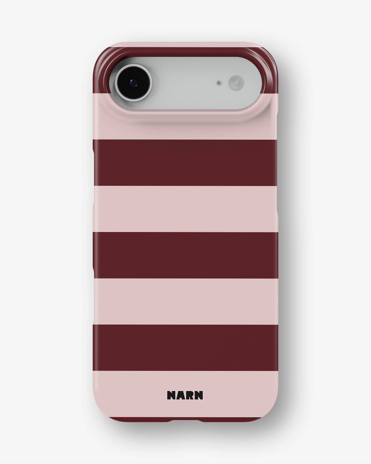 iPhone Air Slim Case - Cranberry Stripe - View 1