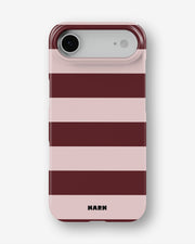 iPhone Air Slim Case - Cranberry Stripe - View 1