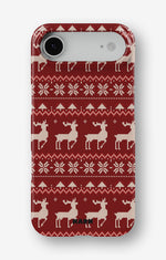 iPhone Air Slim Case - Reindeer Knit - View 1