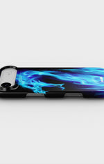 iPhone Air Slim Case - Blue Flames Dragon - View 3