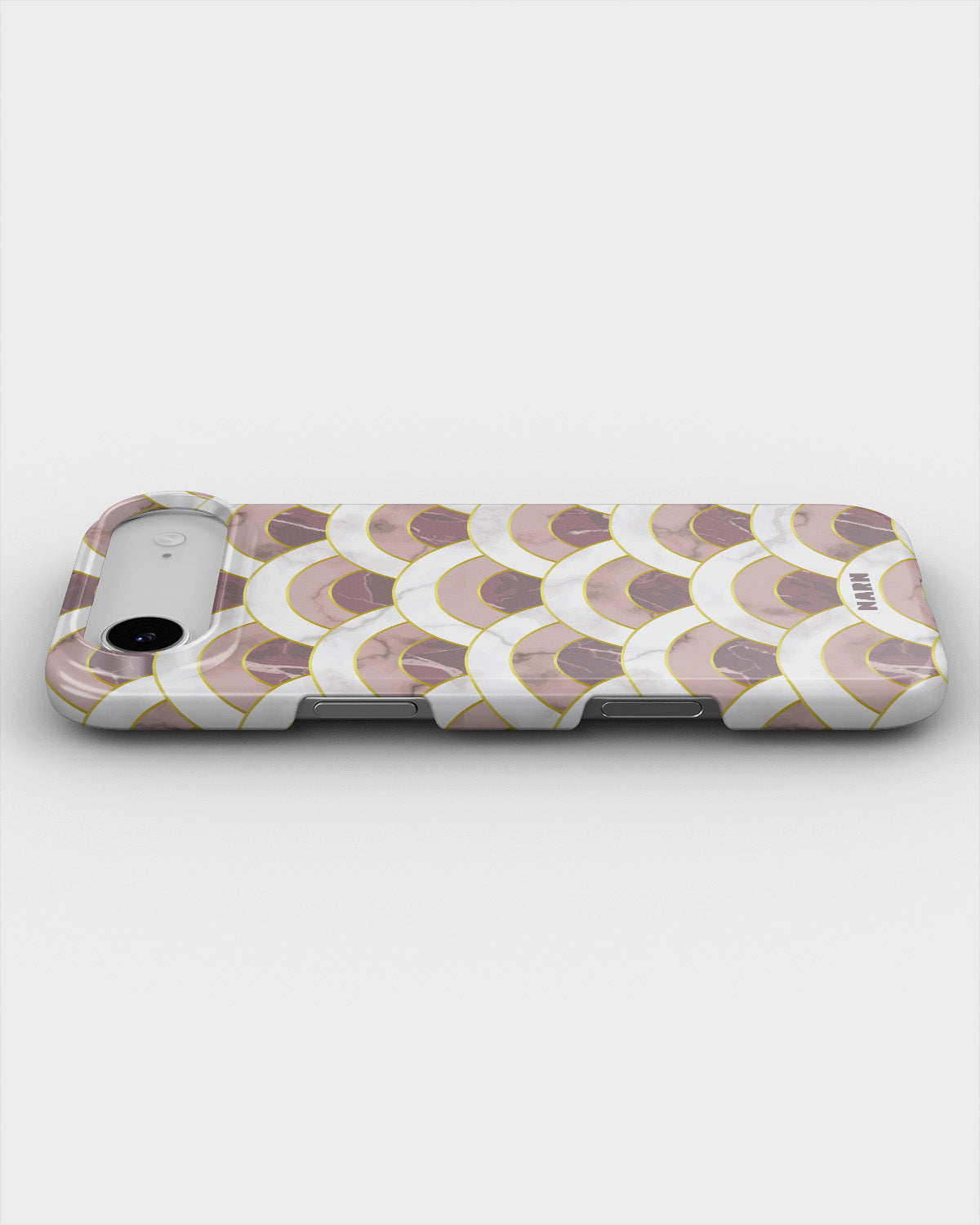 iPhone Air Slim Case - Pink Marble Waves - View 3
