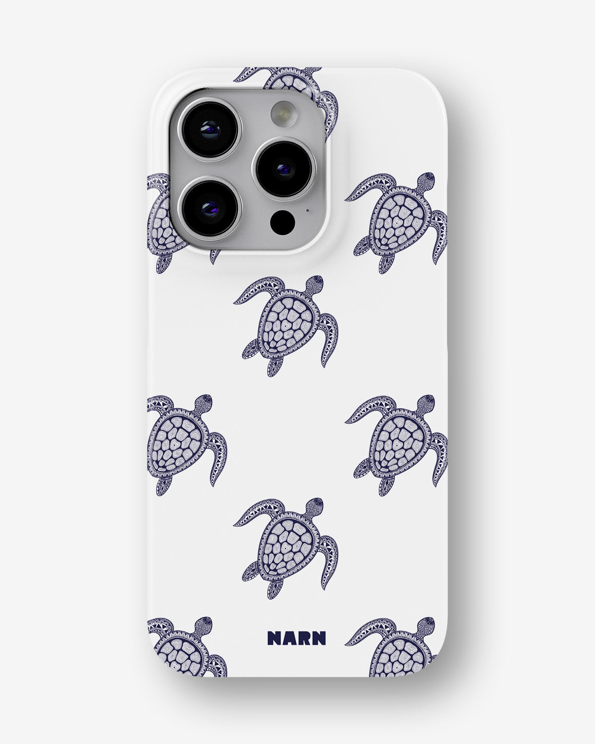 iPhone 15 Pro Slim Case - Blue Turtles - View 1